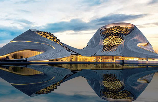 Double-Curved Aluminum Panels