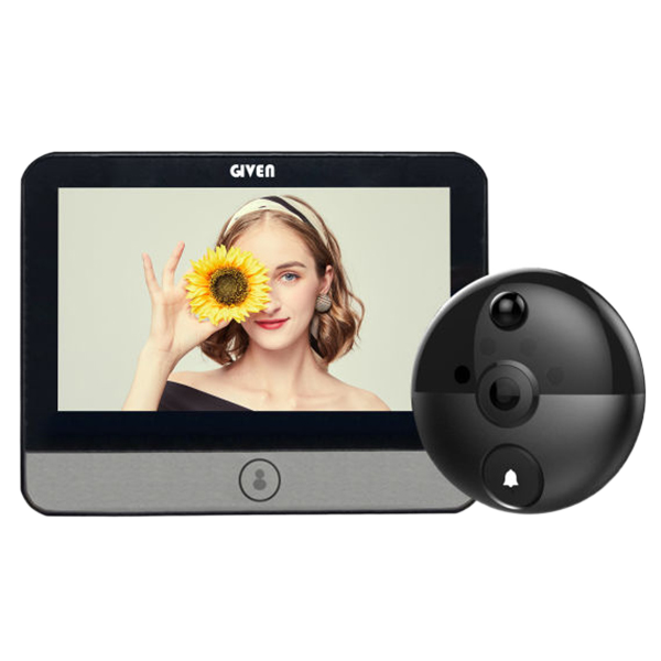 Peephole and door bell